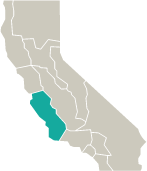 Map of Central Coast of California