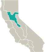 Map of Gold Country region in Northern California