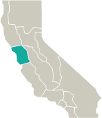 Map of San Francisco region